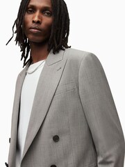 AllSaints Grey Regular Fit Anori Blazer - Image 8 of 10