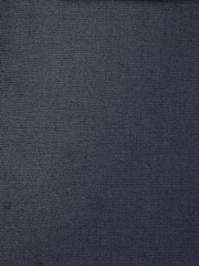 Navy Blue Tailored Wool Mix Textured Suit Jacket - Image 5 of 6