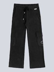 Pineapple Black Womens Cargo Wide Leg Joggers - Image 7 of 7
