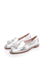 Moda In Pelle Emmarose Leopard Head Tassel Trim Loafers - Image 2 of 4