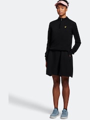 Lyle & Scott Black The Kerry 1/4 Zip Sweat Top - Image 3 of 5
