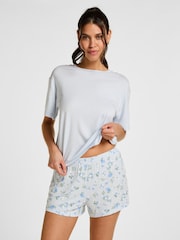 Hunkemöller Blue Daisy Pyjamas Set - Image 1 of 5