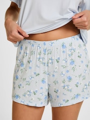Hunkemöller Blue Daisy Pyjamas Set - Image 3 of 5