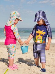 JoJo Maman Bébé Safari Kids' 2-Piece Sun Protection Suit - Image 2 of 5