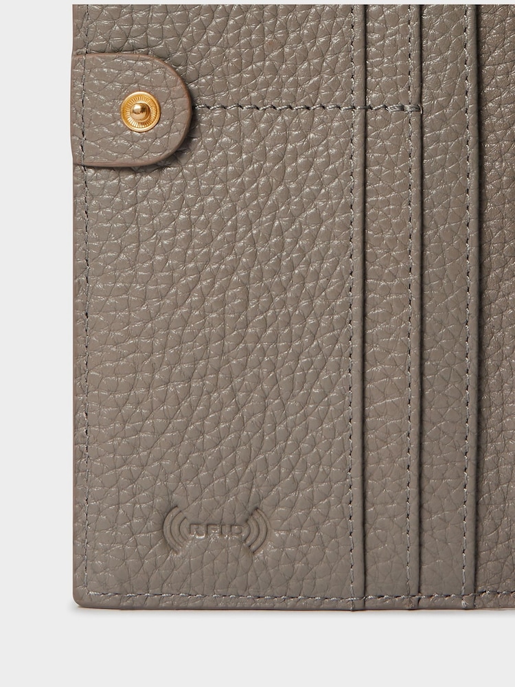 Серый - Кожаный кошелек Osprey London The Core Matinee - Изображение 6 6
