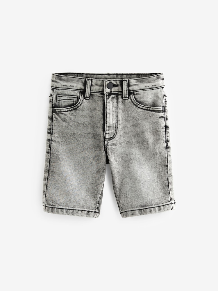 Grey Denim Shorts (12mths-16yrs) - Image 1 of 3