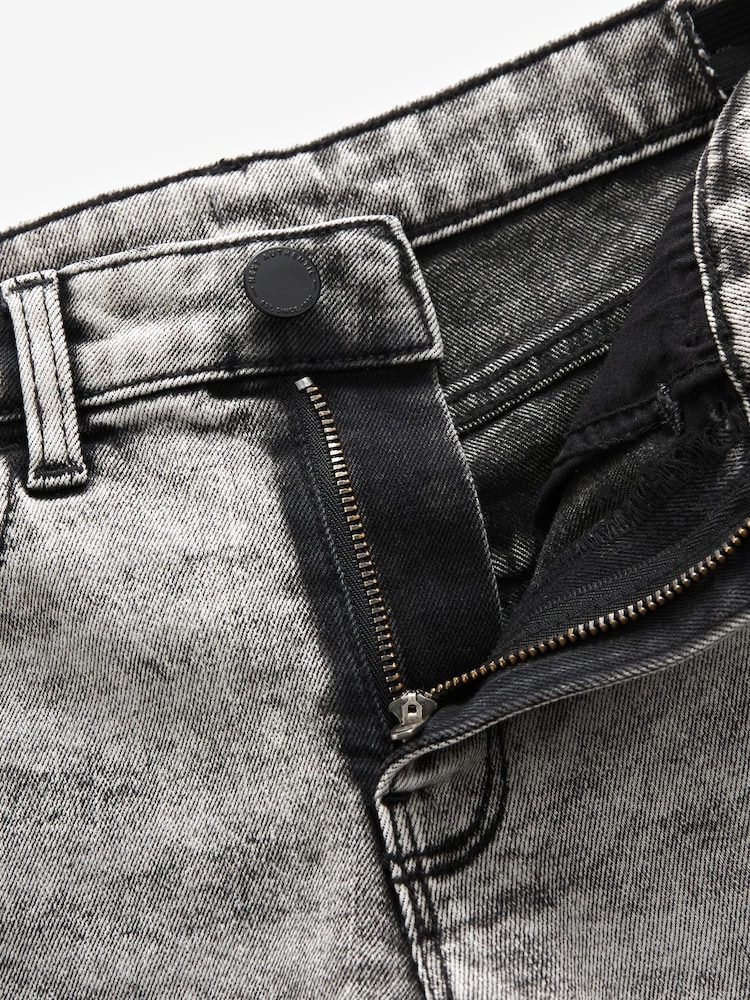 Grey Denim Shorts (12mths-16yrs) - Image 3 of 3