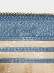Osprey London Cornflower Blue The Core Small Leather Zip Around Purse - Image 6 of 6