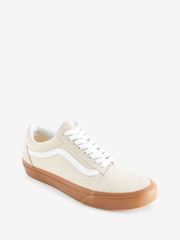 Vans Womens Old Skool Gum Sole Trainers - Image 2 of 4