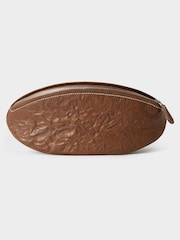 Osprey London Brown The Rugger High Shine Leather Washbag - Image 3 of 5