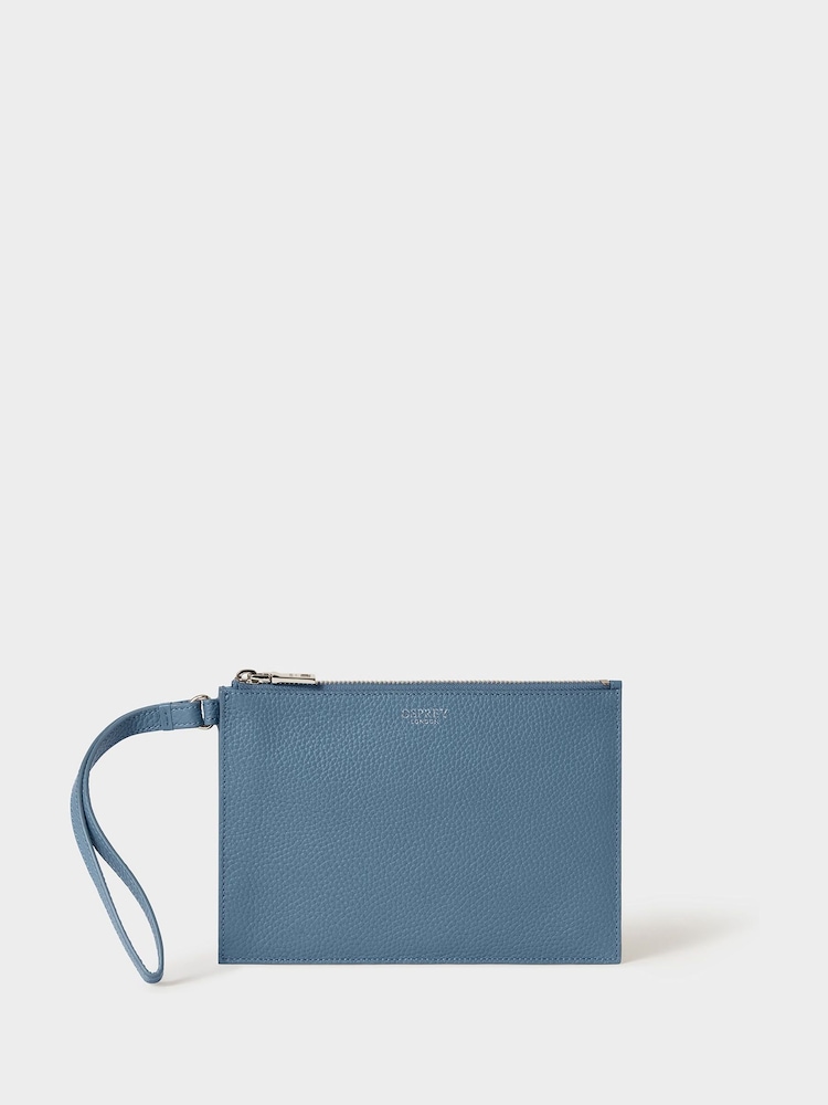 Bleu - Pochette en cuir Osprey London The Core Large - Image 1 sur 5