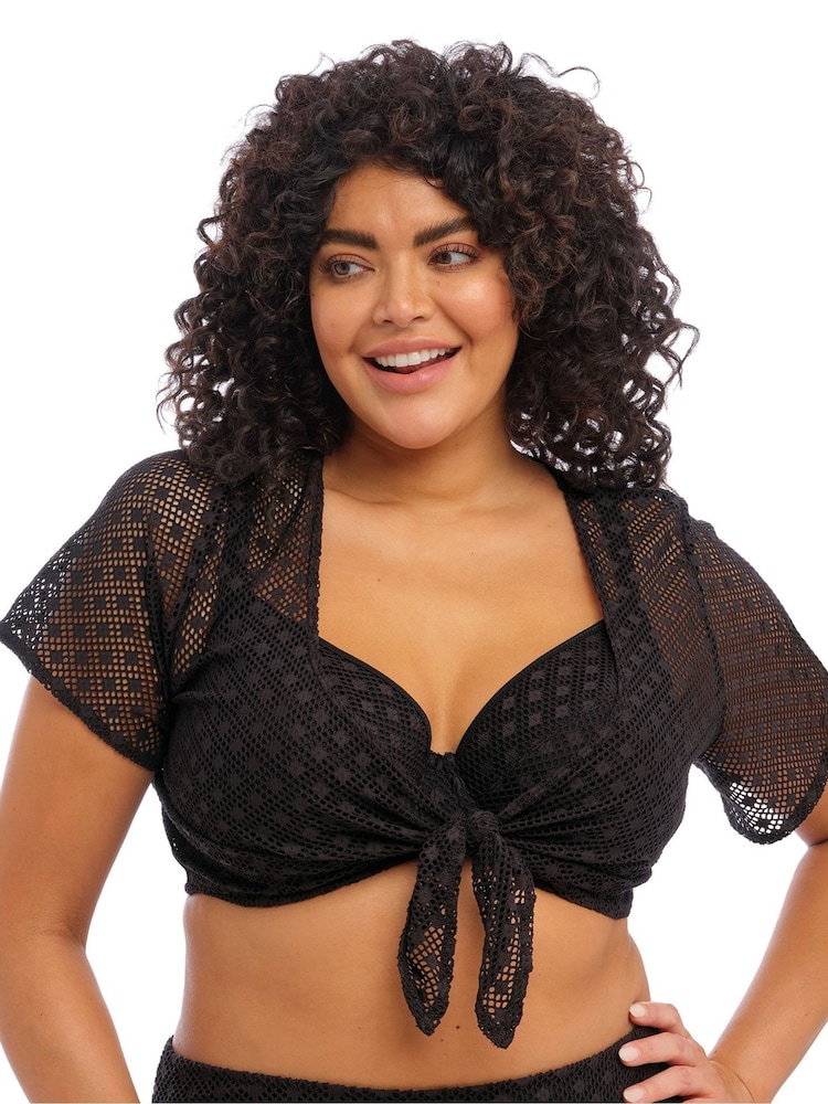 Elomi Bazaruto Beach Black Top Cover Up - Image 1 of 5
