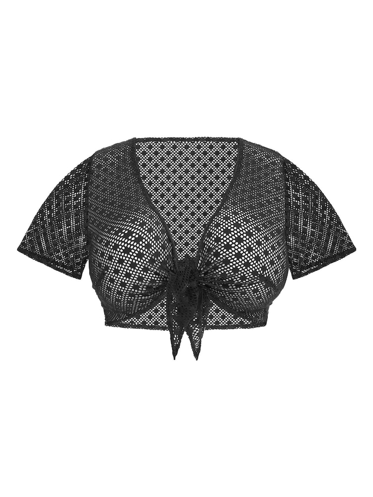 Elomi Bazaruto Beach Black Top Cover Up - Image 5 of 5