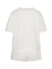 Weiß - Hunkemoller Cotton Pyjamas Set - Bild 5 von 5