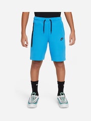 Nike Bright Blue Tech Fleece Shorts - Image 1 of 6