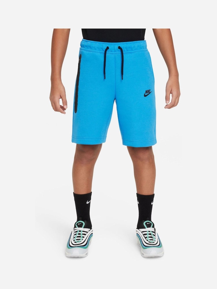 Nike Bright Blue Tech Fleece Shorts - Image 1 of 6