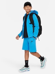 Nike Bright Blue Tech Fleece Shorts - Image 6 of 6