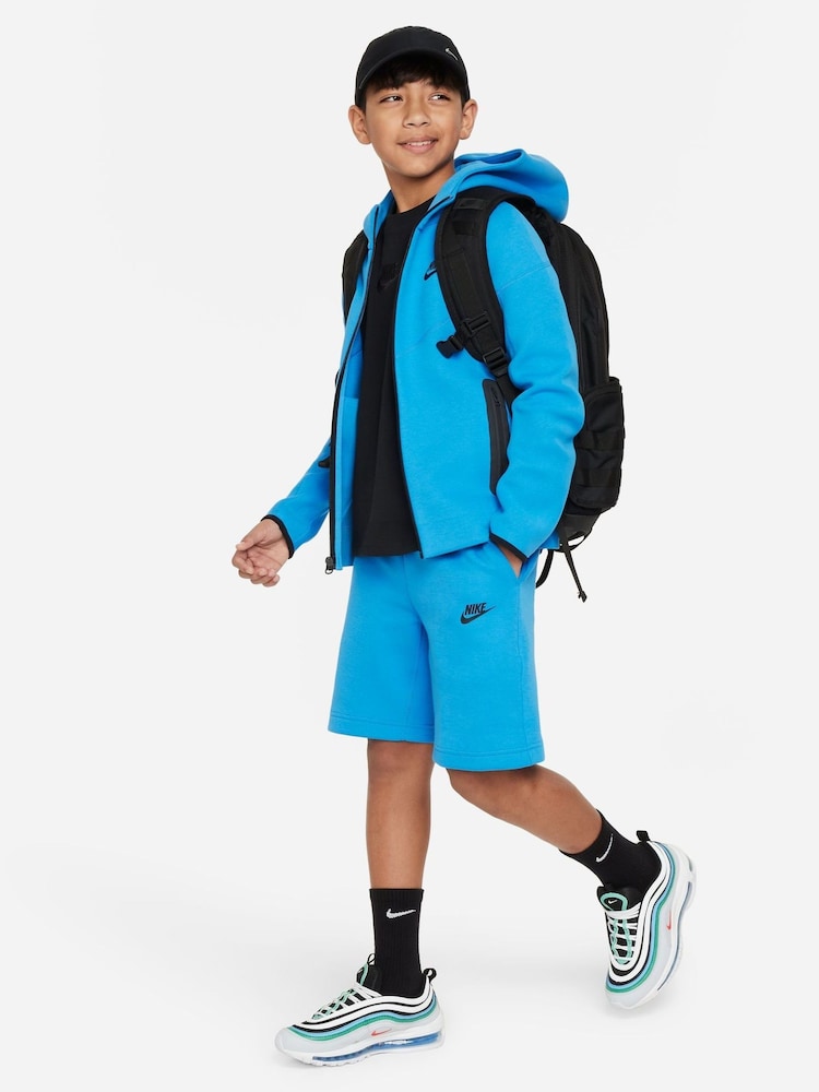 Nike Bright Blue Tech Fleece Shorts - Image 6 of 6