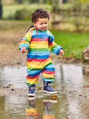 JoJo Maman Bébé Rainbow Waterproof Puddlesuit - Image 2 of 8