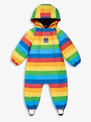 JoJo Maman Bébé Rainbow Waterproof Puddlesuit - Image 5 of 8