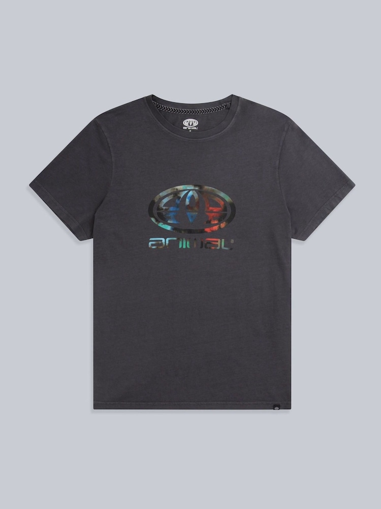 Animal Dark Grey Mens Jacob T-Shirt - Image 5 of 8