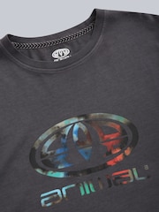 Animal Dark Grey Mens Jacob T-Shirt - Image 7 of 8