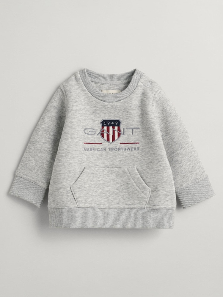 GANT Baby Archive Shield Logo Sweatshirt - Image 1 of 2