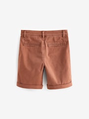 Rust Brown Washed Chinos Shorts (12mths-16yrs) - Image 6 of 7