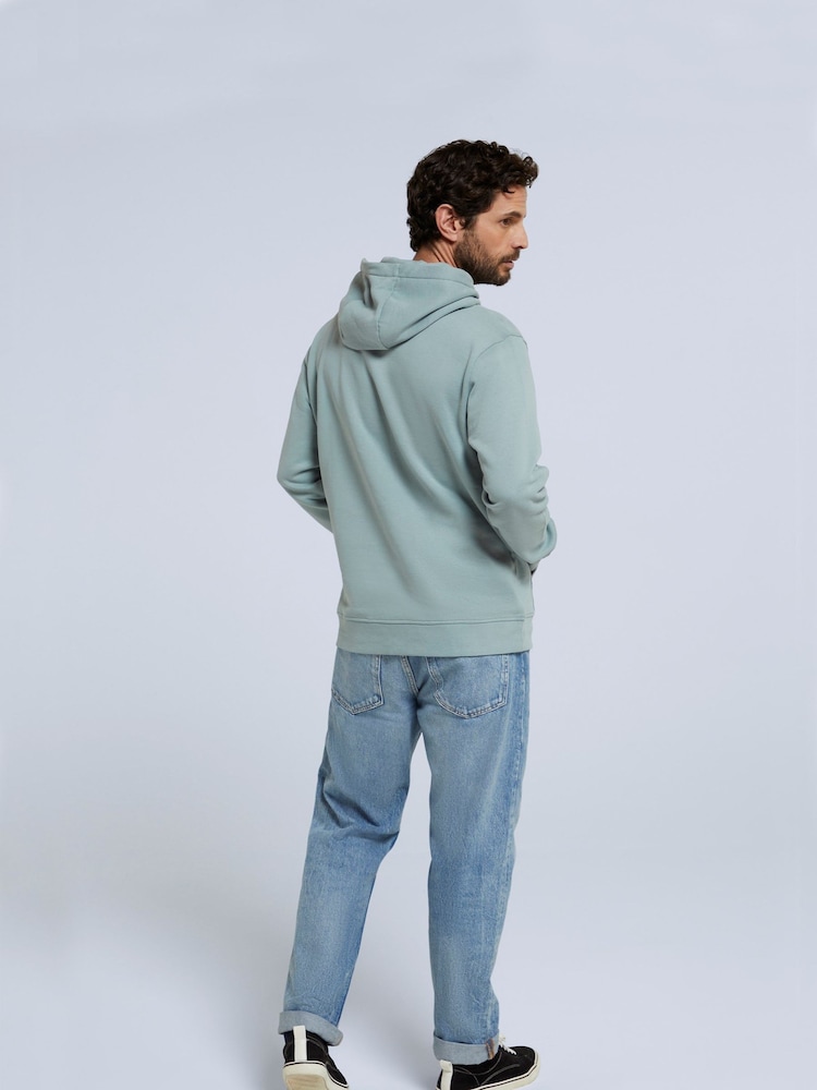 Animal Blue Mens Driver Logo 100% Cotton Hoodie - Image 2 of 4
