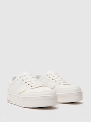 Schuh Marie Hardware White Trainers - Image 2 of 4