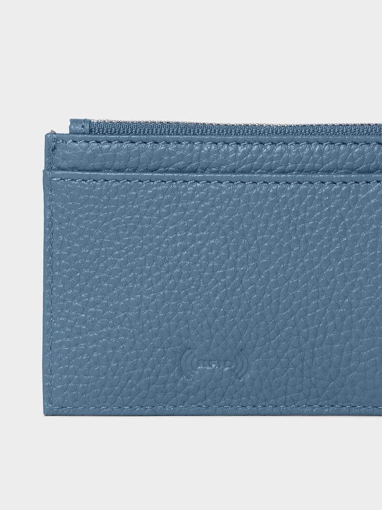 Көк - Osprey London The Core Small Leather Card Pack - 6суретінің 6 суреті