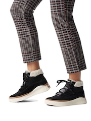 Sorel Out N About Fleece Lined Waterproof Top Ankle Mid Black Snow Boots - Image 1 of 9