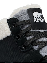 Sorel Out N About Fleece Lined Waterproof Top Ankle Mid Black Snow Boots - Image 9 of 9