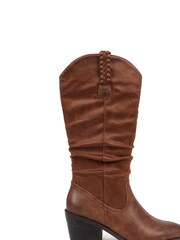 Cizme Western Style Pavers Negru Mid-Calf - Imaginea 1 din 1