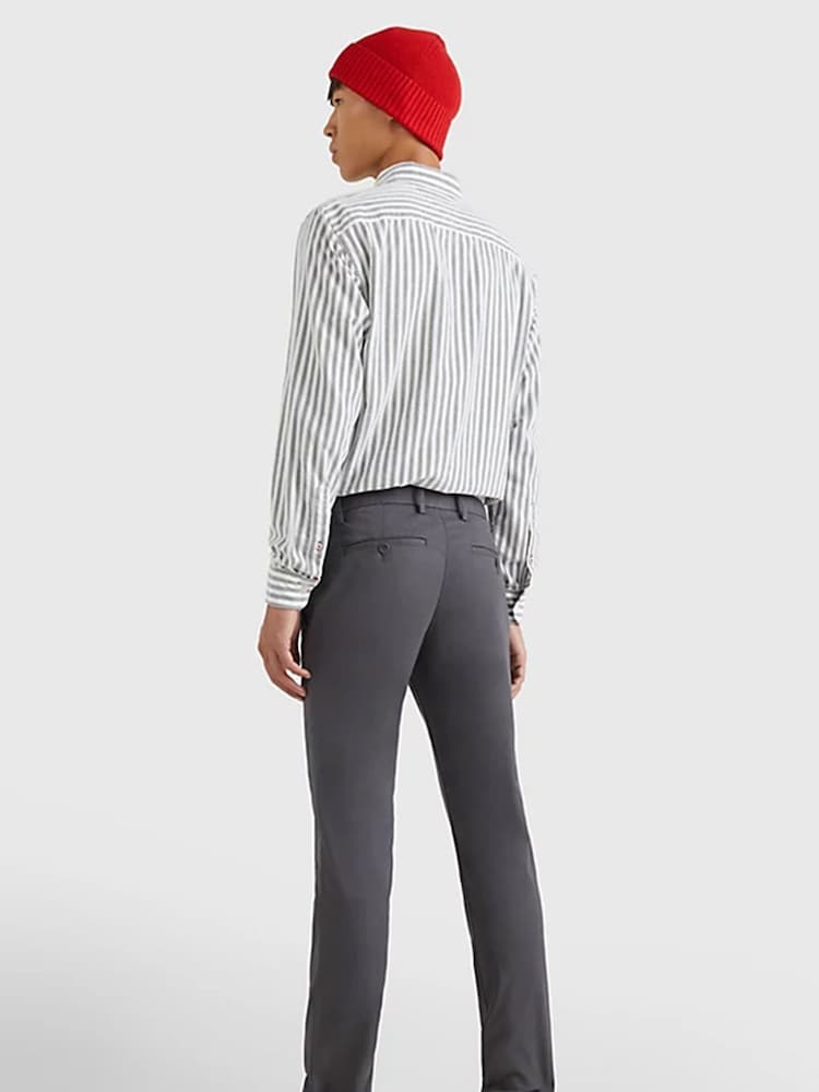 Tommy Hilfiger Grey 1985 Bleecker Trousers - Image 2 of 4 Tommy Hilfiger Grey 1985 Bleecker Trousers - Image 2 of 4