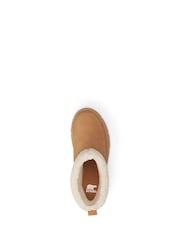 Sorel Explorer III Waterproof Suede Slip-Ons Cozy Lined Brown Boots - Image 5 of 8