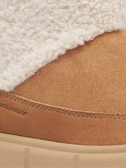Sorel Explorer III Waterproof Suede Slip-Ons Cozy Lined Brown Boots - Image 8 of 8