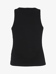Mint Velvet Black High Neck Tank Top - Image 4 of 4