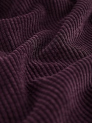 Burgundy Red Corduroy Lightweight Shacket - Image 8 of 8