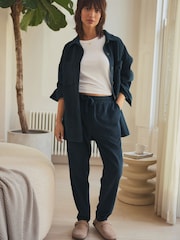 Blue Cord Joggers - Image 1 of 7