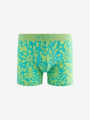 Pink/Blue Neon Print A-Front Boxers 4 Pack - Image 2 of 7