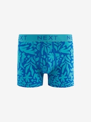 Pink/Blue Neon Print A-Front Boxers 4 Pack - Image 5 of 7