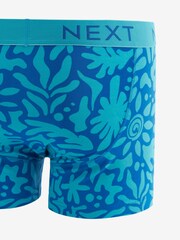 Pink/Blue Neon Print A-Front Boxers 4 Pack - Image 6 of 7
