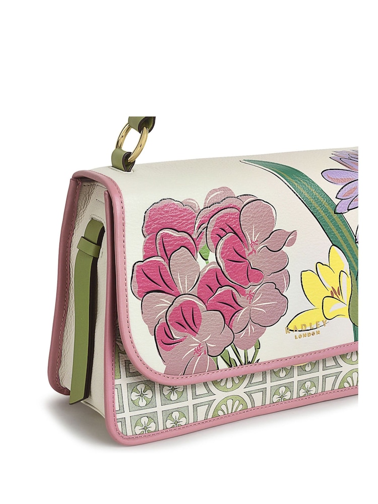 Radley London The Rhs Collection Medium Flapover White Grab Bag - Image 5 of 5 Radley London The Rhs Collection Medium Flapover White Grab Bag - Image 5 of 5