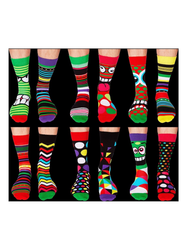 United Odd Socks Red Christmas Advent Calendar - Image 2 of 3