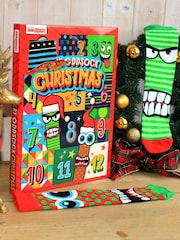 United Odd Socks Red 12-Day Christmas Sock Advent Calendar - Image 6 of 6