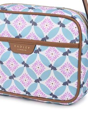 Radley London Willow Spaziergang - Spring Geo Kleine Umhängetasche mit Reißverschluss, Weiß - Bild 3 von 4