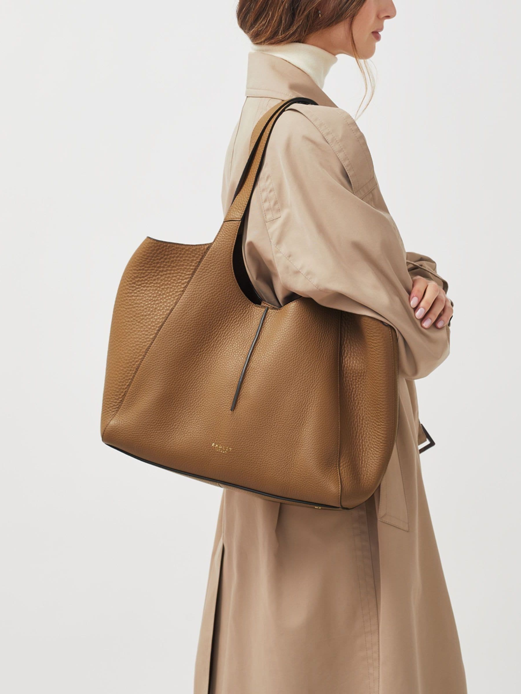 Buy Radley London Hillgate Place Large Open Top Brown Tote Bag from Next Luxembourg