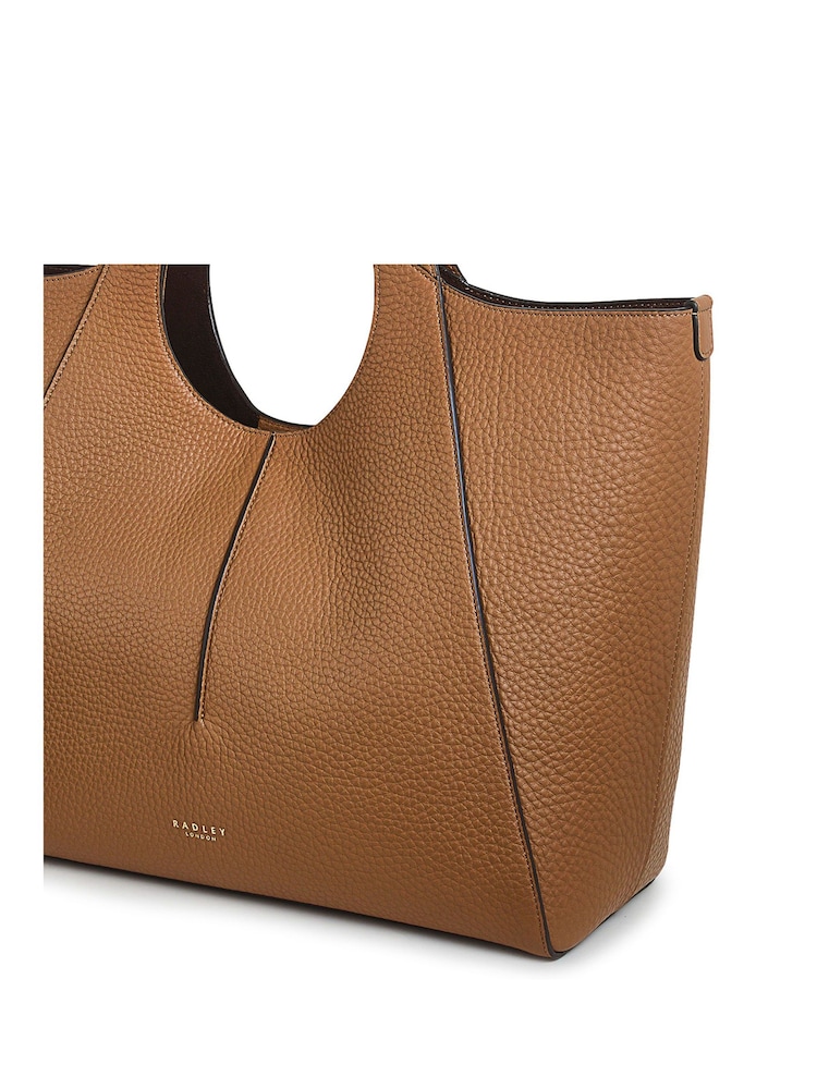 Radley London Hillgate Place Large Open Top Brown Tote Bag - Image 5 of 5