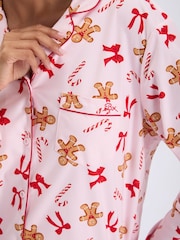 Boux Avenue Pink Fleece Pyjamas In a Bag - Image 5 of 7